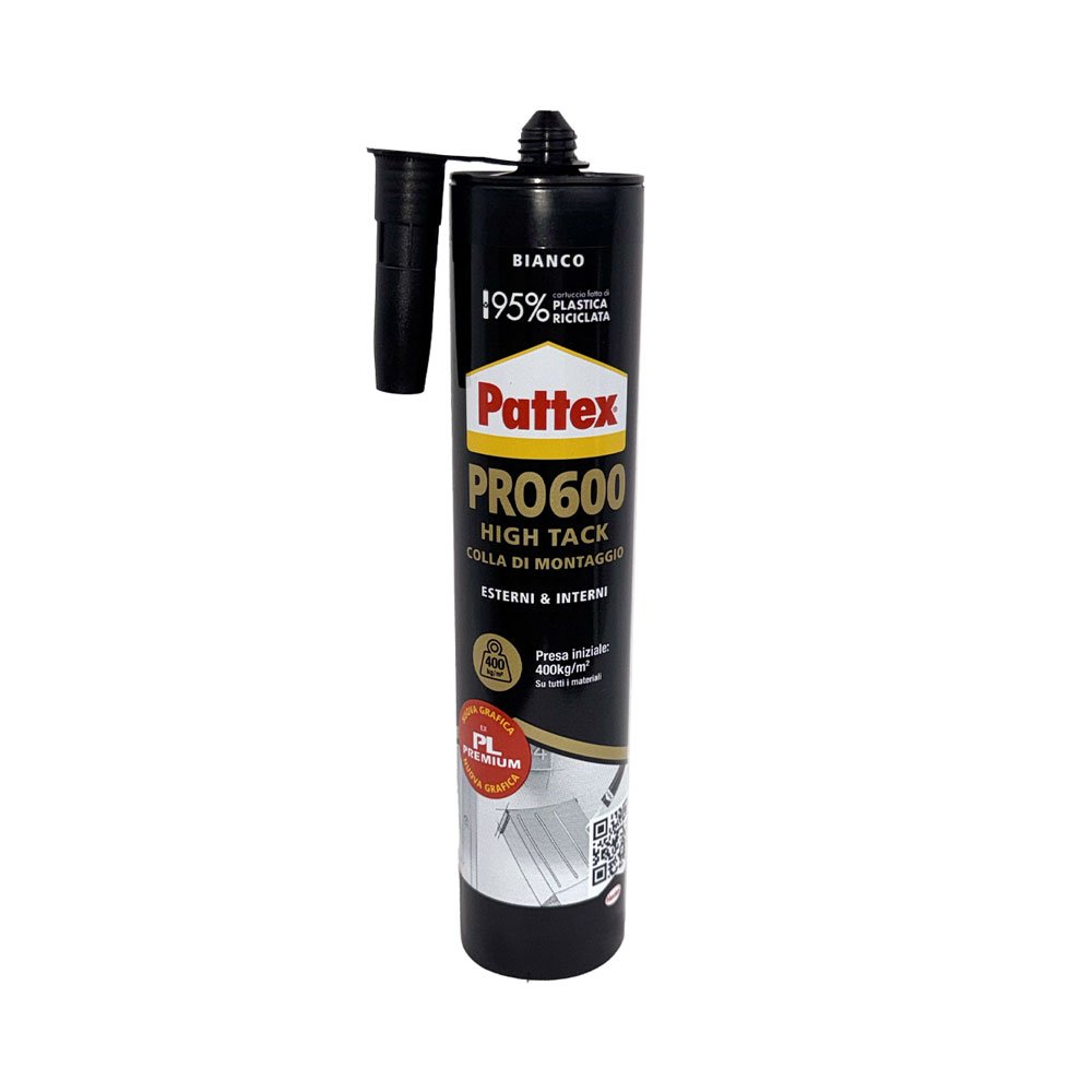 Pro600_pattex- PRO600 PATTEX Silicone High Tack Colla di Montaggio - immagine 1
