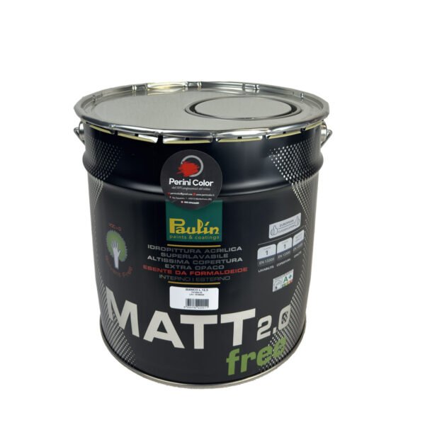 MATT 2.0 PAULIN– Pittura Superlavabile VOC 0 Interno Esterno