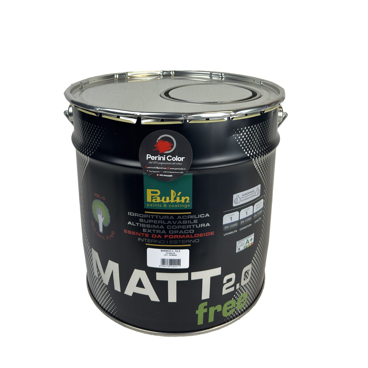 MATT-2.0-PAULIN MATT 2.0 PAULIN– Pittura Superlavabile VOC 0 Interno Esterno - immagine 1